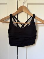 Lululemon Energy Sport-BH Gr. 4 Schwarz lang