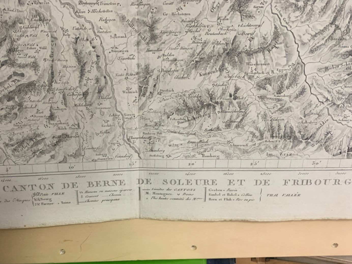 Cartine & Atlanti: Bern - Soleure - Fribourg - 1800 – Usato da Sorengo venduto da 74in 1