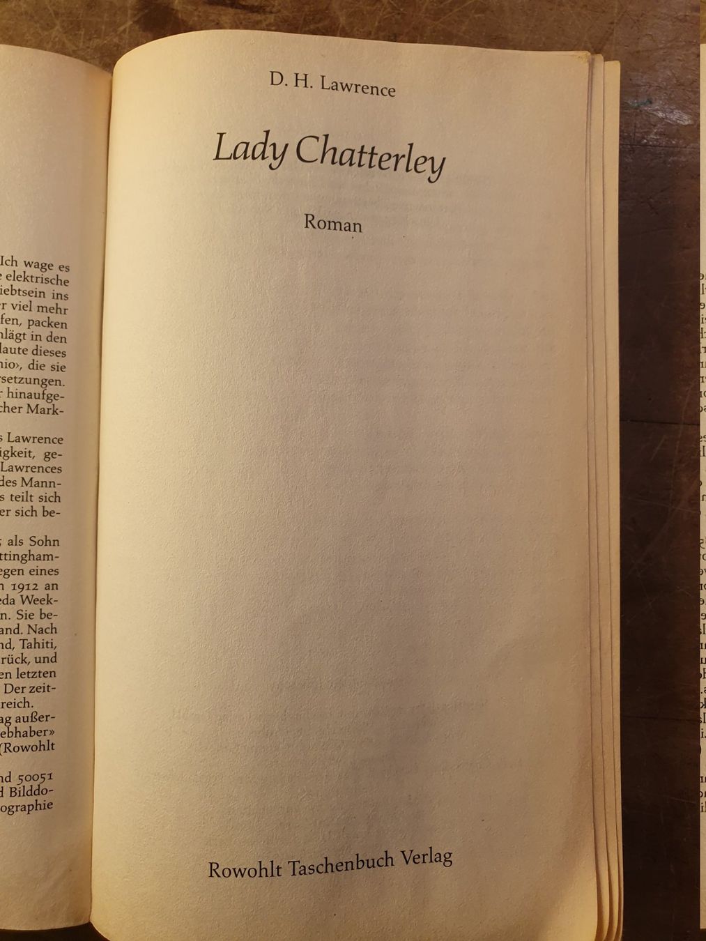 Libri: Lady Chatterley - D.H. Lawrence – Usato da Zürich venduto da loosebone 2