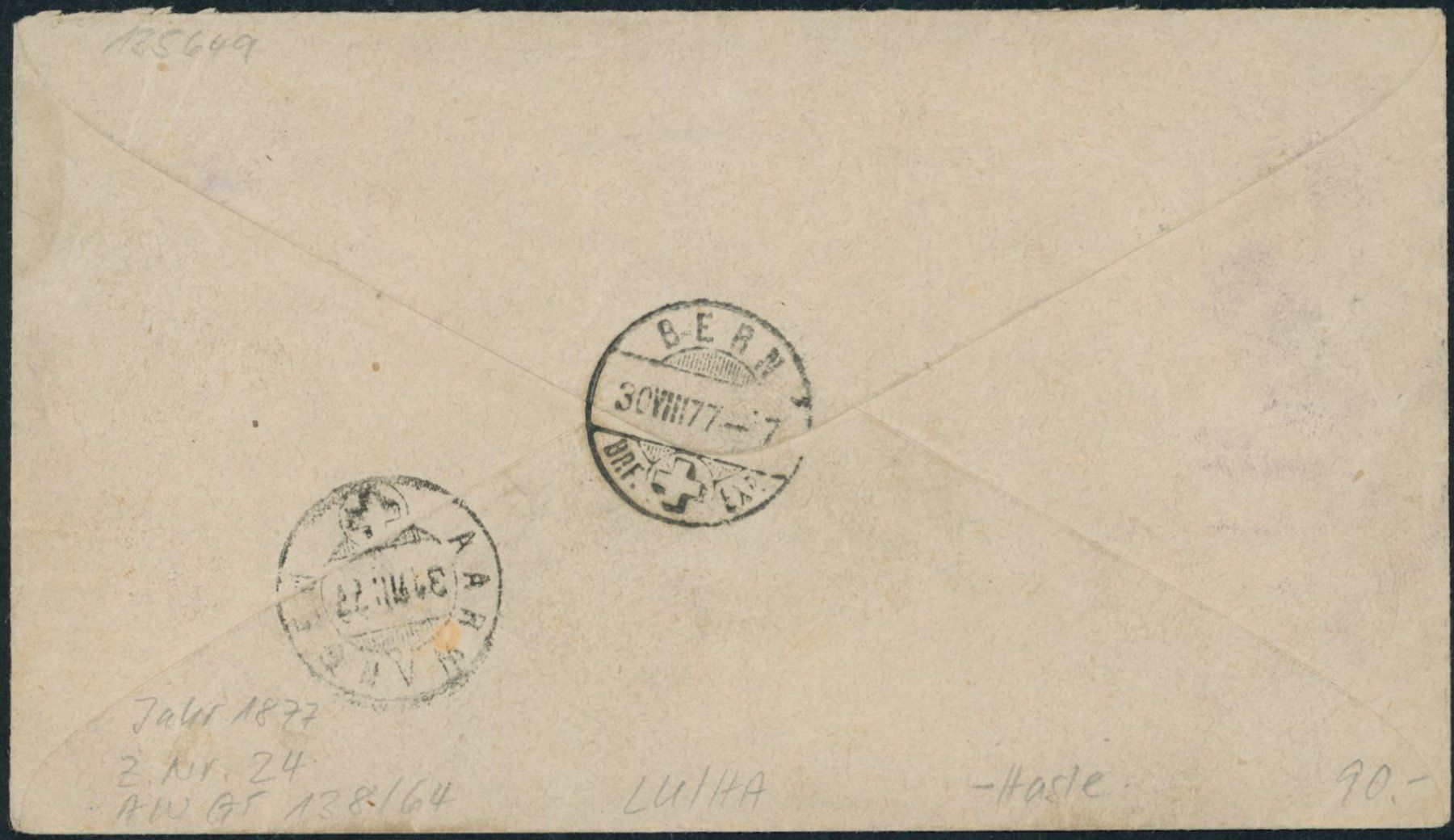 Alle Briefmarken: LU Hasle - Zwergstempel - Tübli Brief – Gebraucht aus Schindellegi von leecollect 1