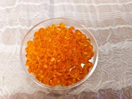 Glasschliffperlen 4mm 100 stk Orange(Nr153)