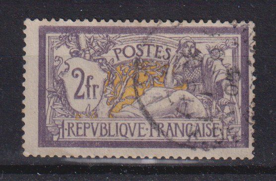 Tutti i francobolli: Frankreich 1900: 2 Fr.  Merson - Kat. 55.-- – Usato da Eschlikon TG venduto da PhilCon