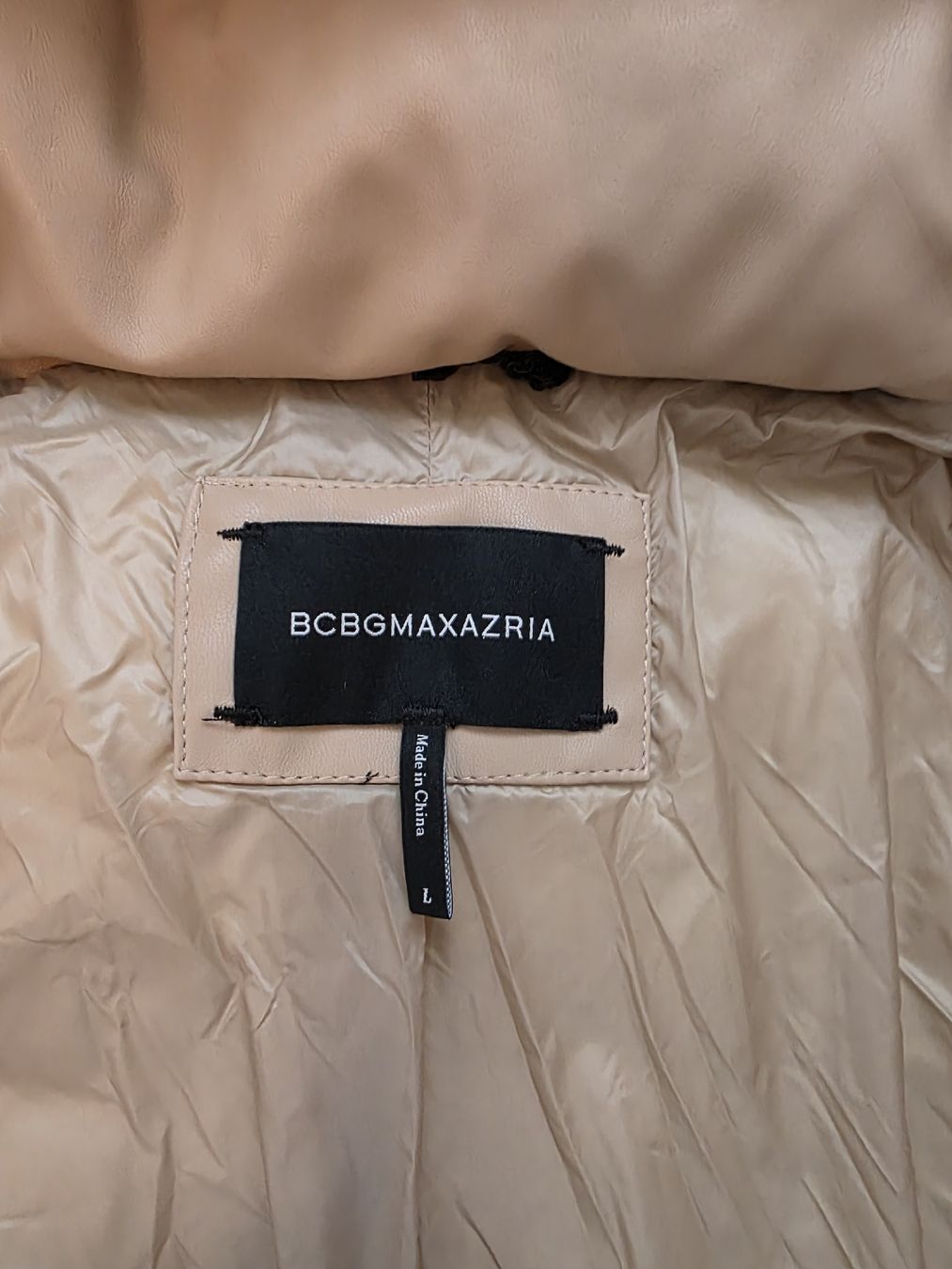 Giacche: sehr schöne Winterjacke BCBGMAXAZRIA in beiger Lederoptik – Usato da Büren SO venduto da kim_yc8x 5