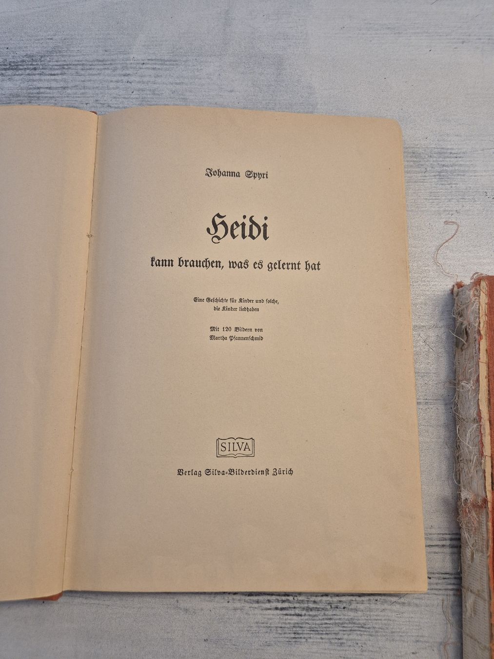 Livres: Heidi Bücher 1944 1946 – Défectueux à Tuggen par Santasbag 1