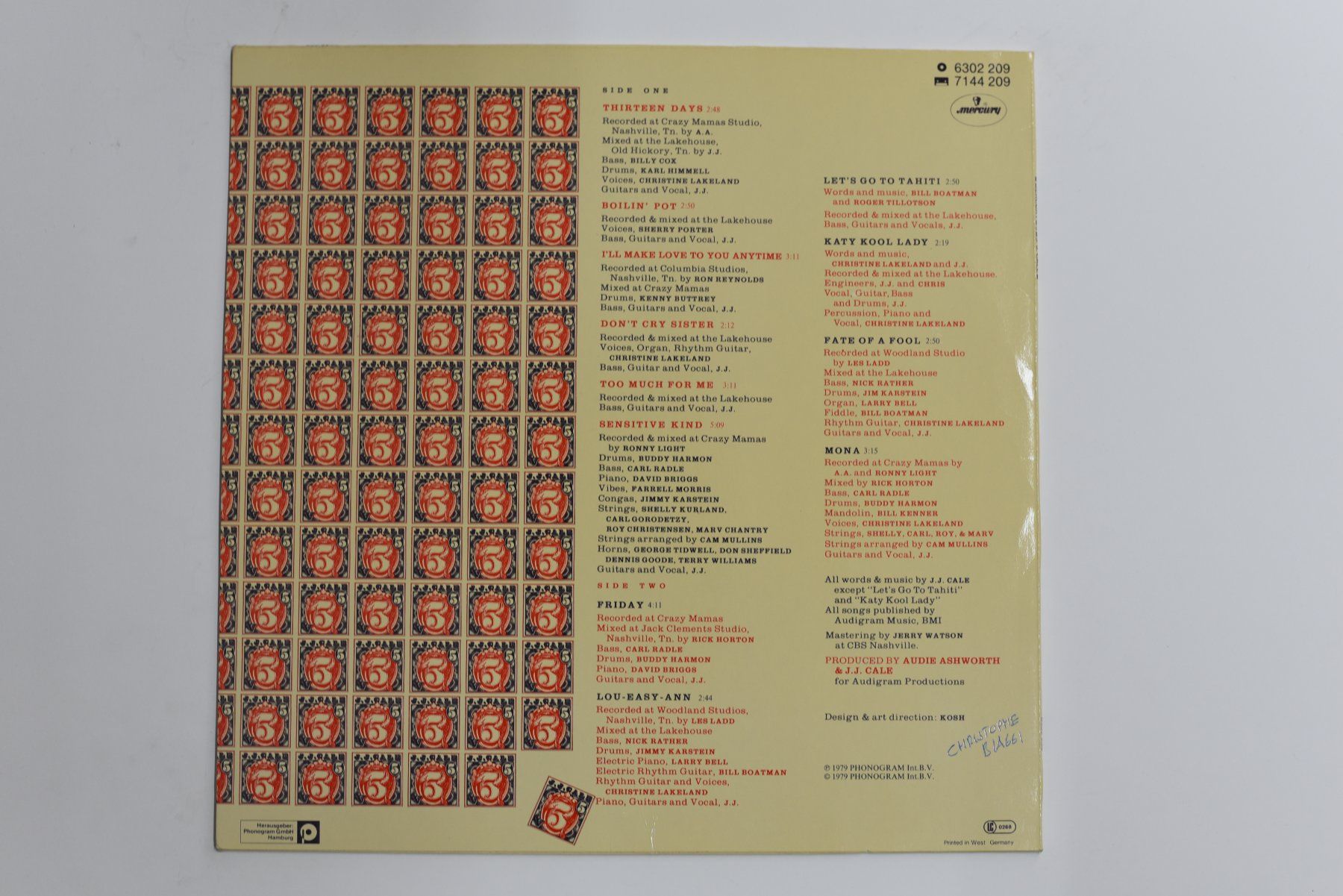 Dischi in vinile: Schallplatte J.J. Cale - 5 – Usato da Glis venduto da AtelierManus 1