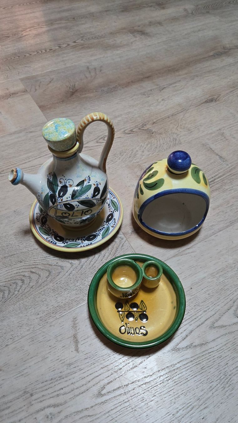 Set di piatti: Geschirr Set Oliven Italy – Nuovo (secondo la descrizione) da Delémont venduto da mvl_l76c 5