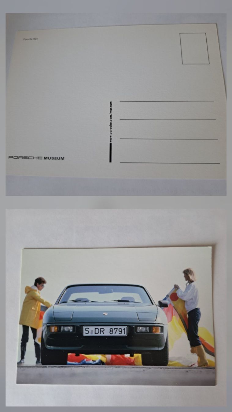 Cartoline postali: Postkarte Motiv "Porsche 924" – Nuovo (secondo la descrizione) da Bellikon venduto da cebas23 1