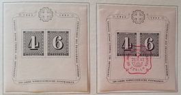 1943, Geschenkheft Zürich 4 & 6 , Sonderblock ET Kt. 280.-++