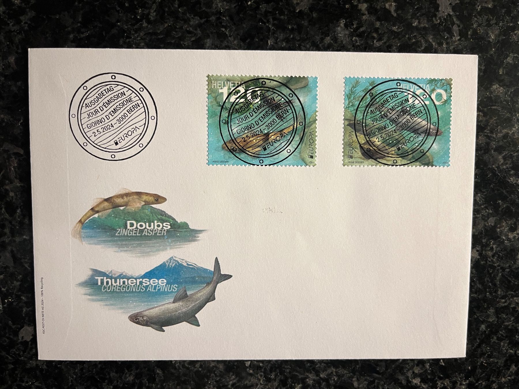 Alle Briefmarken: FDC 2024 einzeln auf Brief – Neu (gemäss Beschreibung) aus Freidorf TG von ern_7s68