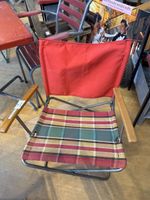 b5 Vintage Campingstuhl mit Armlehnen -