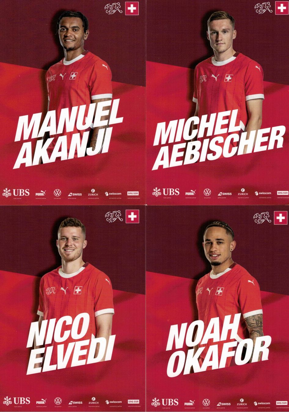 Autografi: Schweizer Nati original SFV Autogramm Sammlung Set 35 Karten – Nuovo (secondo la descrizione) da Thalwil venduto da JogaB0nito 5