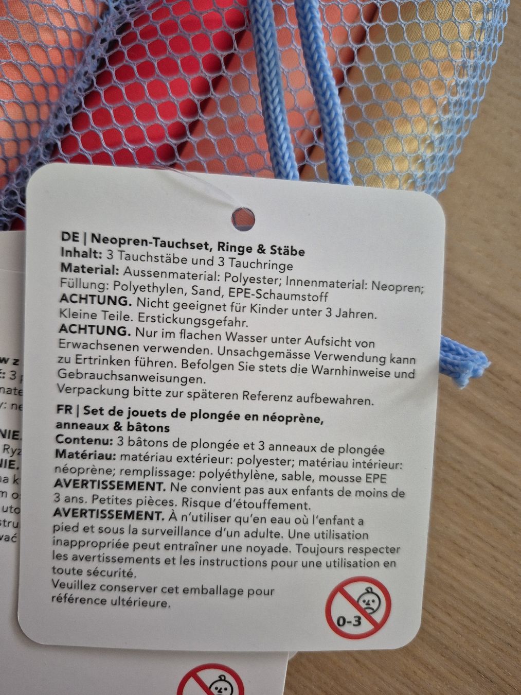 Giocattoli: Neopren-Tauchset Ringe Stäbe NEU – Nuovo e nell'imballaggio originale da Thun venduto da Zuzi84 2