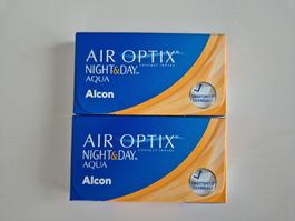 -3.75, 12×Monats-Kontaktlinsen Air Optix Night&Day Aqua