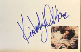 Kimberly Williams-Paisley Autogramm signiert Karte 10x15cm