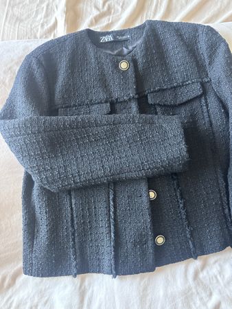 Veste Zara noir femme taille L excellent état
