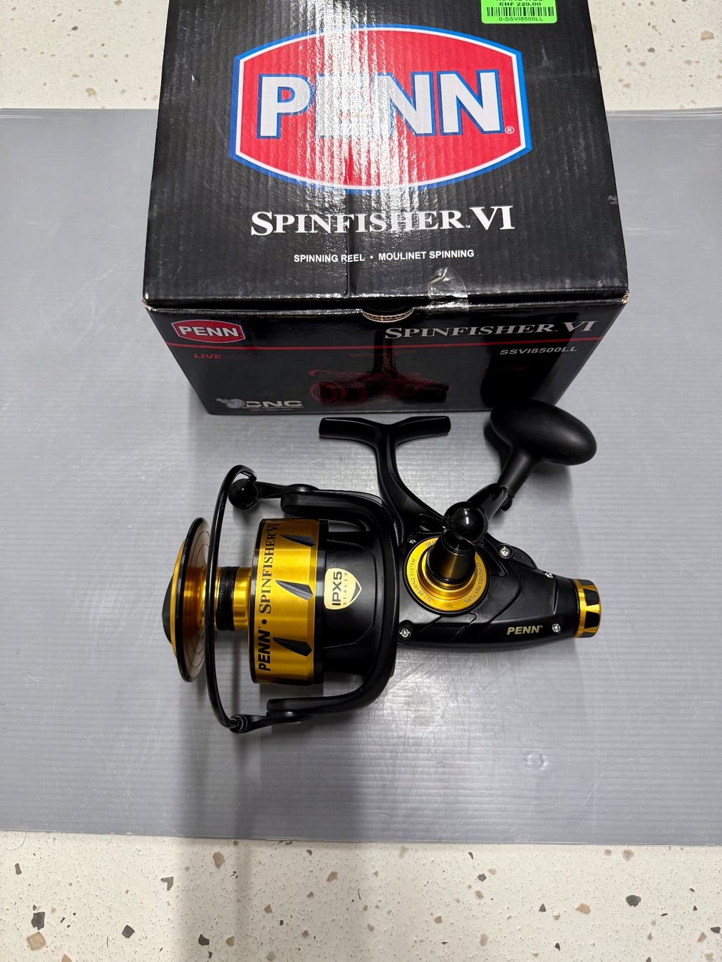 Tamburi & Mulinelli: Penn Spinfisher 8500gr – Nuovo e nell'imballaggio originale da Trimbach venduto da duri..