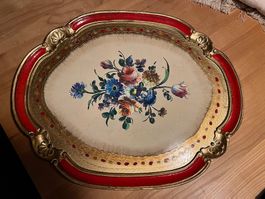 Grosses Florentiner Servier-Tablett - Vintage MASI Firenze