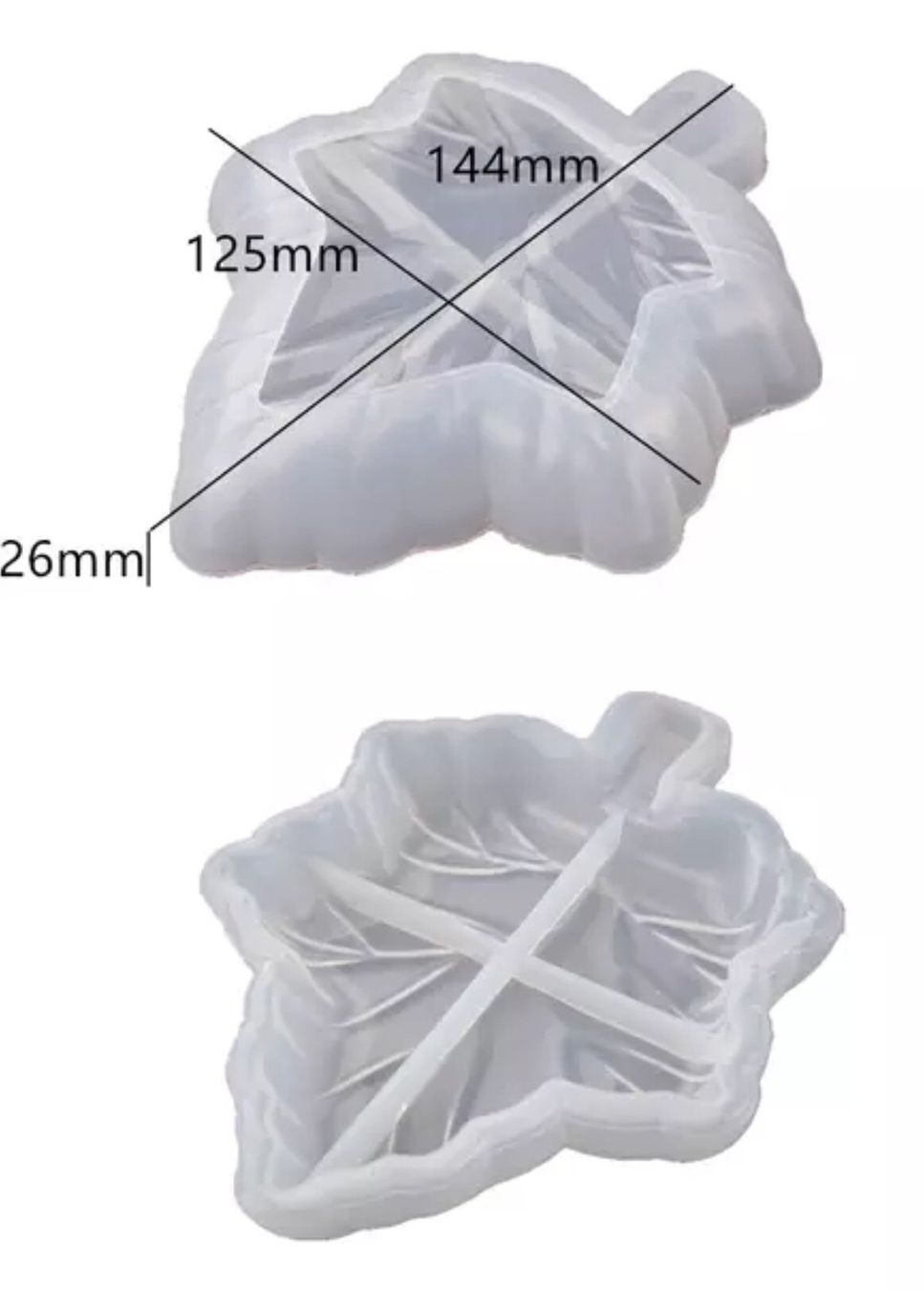 Teglie da forno: Silikonform Betonform Schale Teller Ahorn klein – Nuovo e nell'imballaggio originale da Kaltbrunn venduto da schere-stein-papier 1
