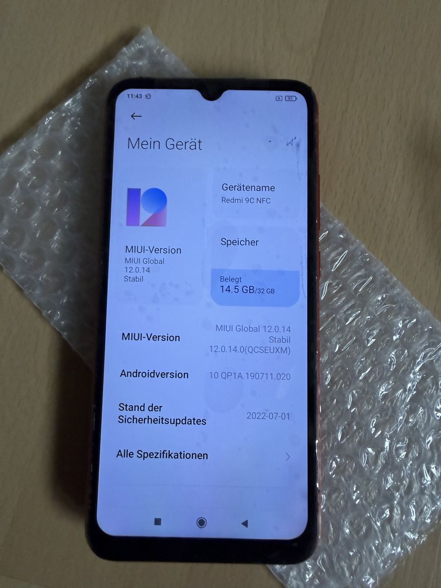 Xiaomi Telefoni cellulari / Smartphones: Redmi 9C NFC 32gb Orange – Usato da Uznach venduto da enrico06 3