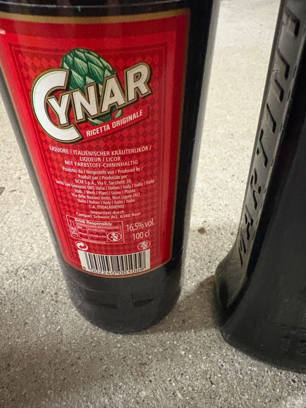 Cynar Spiritueux: Cynar 1l Martini 1l – Neuf avec emballage d'origine à Zürich par kuszi 1