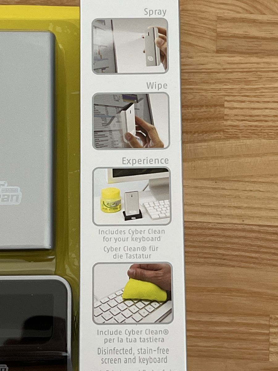 Prodotti di pulizia: Cyber Clean Bildschirmreiniger Set neu – Nuovo e nell'imballaggio originale da Wettingen venduto da stern910 1