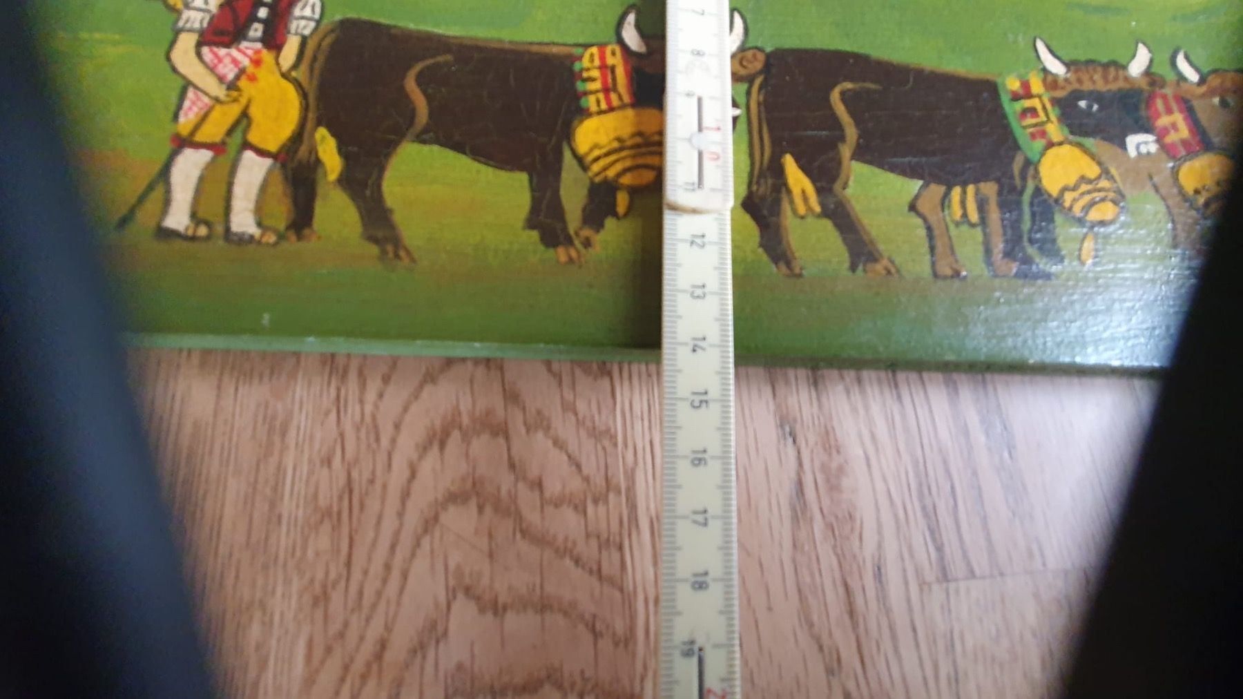 Gemälde: Gemaltes Holzbild – Gebraucht aus Flawil von Naphtali 2
