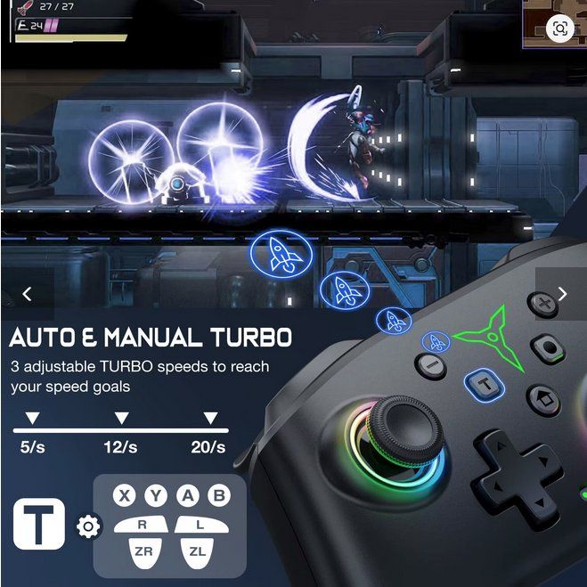 Controller: Bluetooth Controller RGB neu, kompatibel mit PC, Switch, etc – Nuovo e nell'imballaggio originale da Baden venduto da vongillus 4