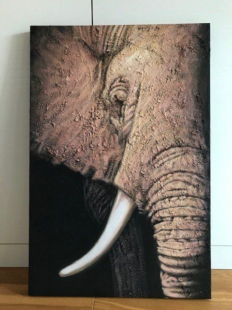 Gemälde: Ölgemälde auf Leinwand – Gebraucht aus Ossingen von Orelius 1