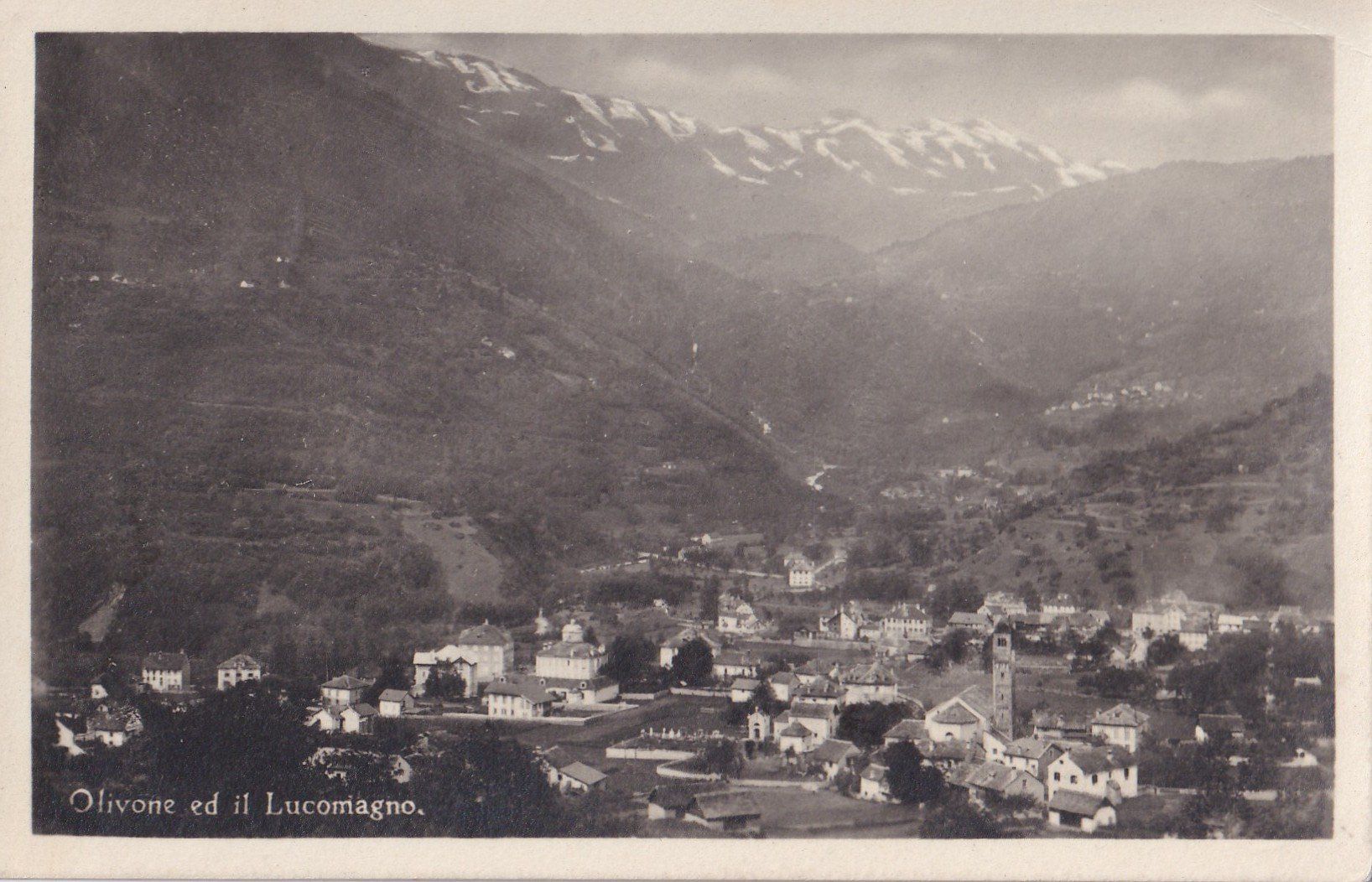 Cartoline postali: Olivone ed il Lucomagno – Usato da Olten venduto da clotaldi