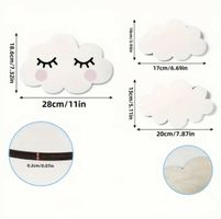 Süssi Wolke Wanddeko fürs Kinderzimmer, Top Zustand!