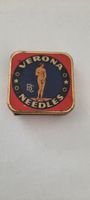 Verona Needles Blechdose mit Grammophonnadeln antik Zustand
