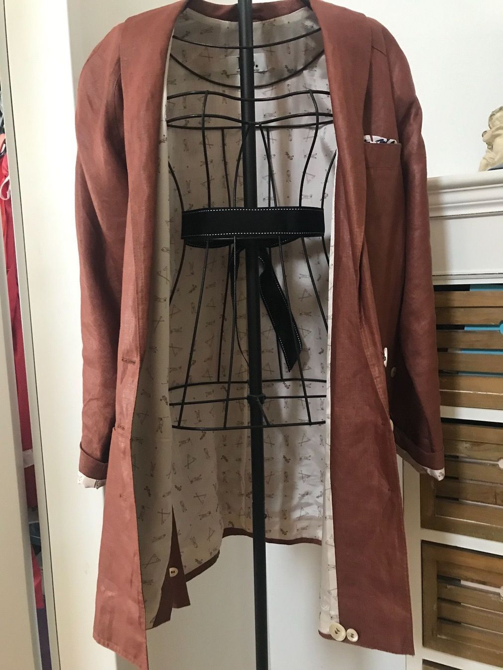Giacche: Vintage Klaus Steilmann Selection Blazer Leinen Jacke – Usato da Obfelden venduto da cesarina10 8