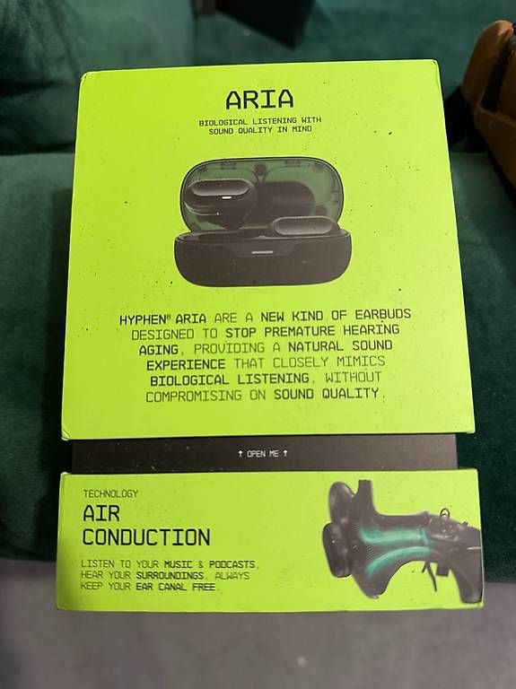 Kopfhörer: Rolling Square Hyphen Aria Bluetooth Open-Ear Kopfhörer – Neu und originalverpackt aus Zürich von weasyx