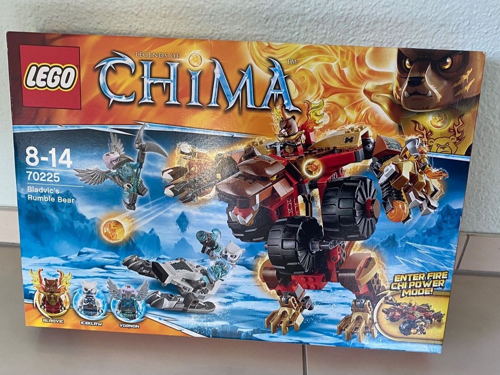 LEGO 70225 - Legends of Chima Bladvics Grollbär - 415 Teile (Neu und ...