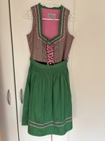 Dirndl Landhaus kariert grün-rosa Gr. 36