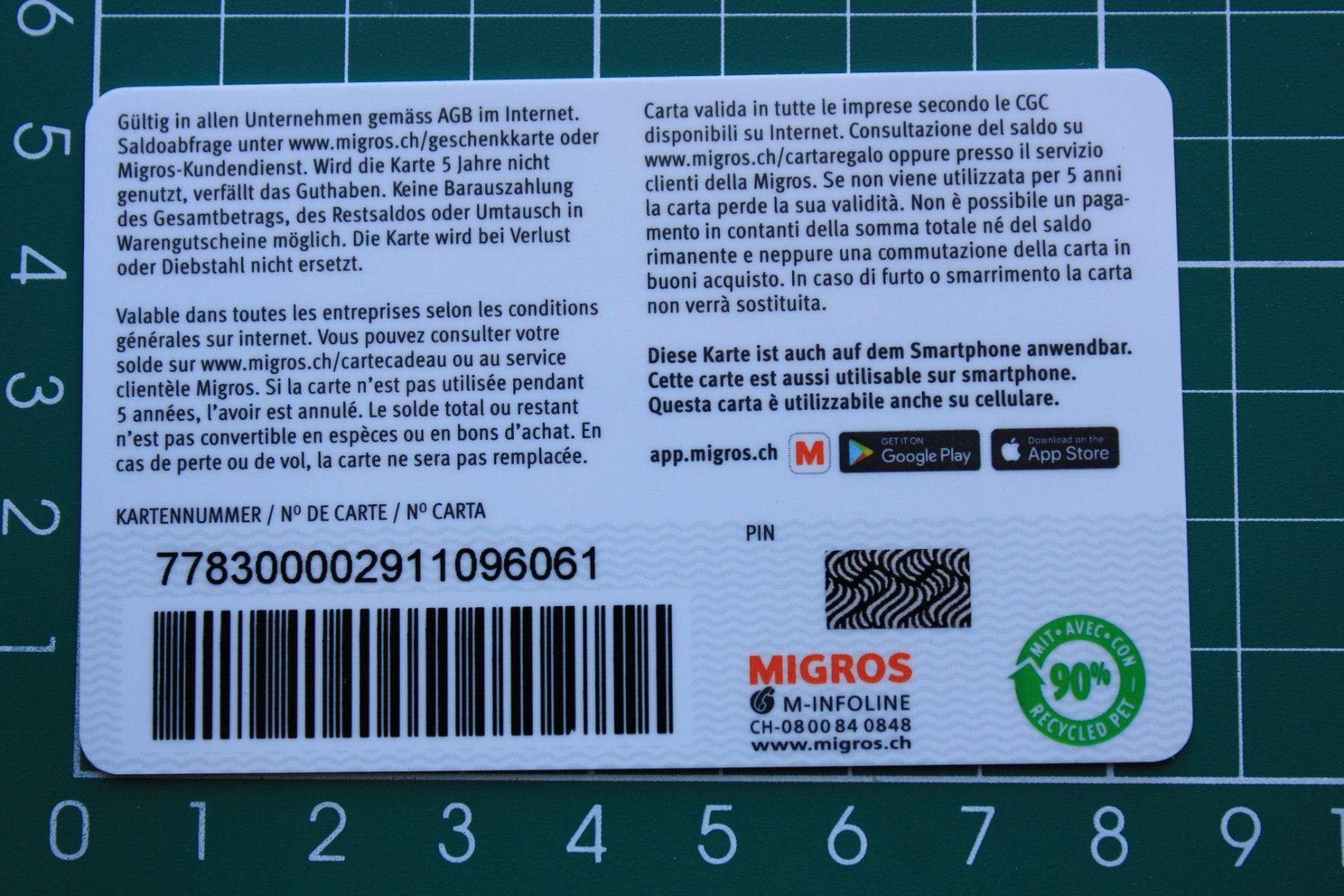 Karten: geschenkkarte – Gebraucht aus Laupen BE von Gufi57 1