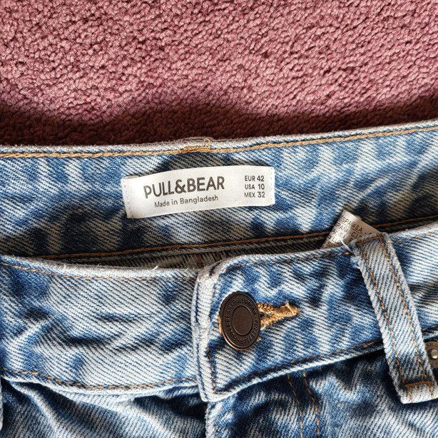 Pull&Bear Pantaloni: Jeans-Shorts Pull&Bear hellblau Gr. 42 – Usato da Au SG venduto da SElena89 2