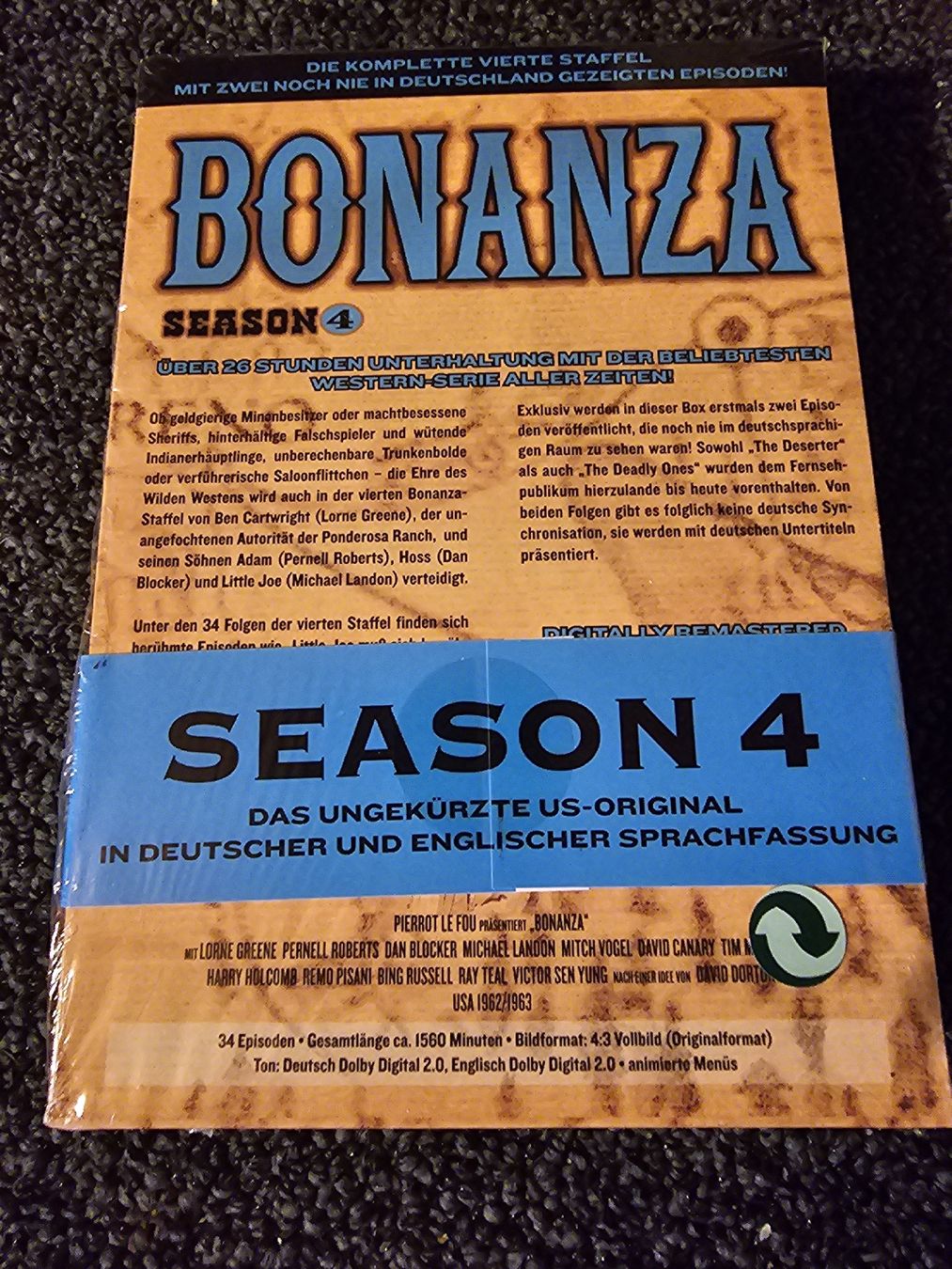 Tutti i DVDs: Bonanza Staffel 4 DVD Box (Remastered) – Nuovo e nell'imballaggio originale da Ruswil venduto da jan_bxl5 1