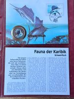 FAUNA DER KARIBIK - Münzenbrief 30.10.94 - CUBA 1 PESO 1994