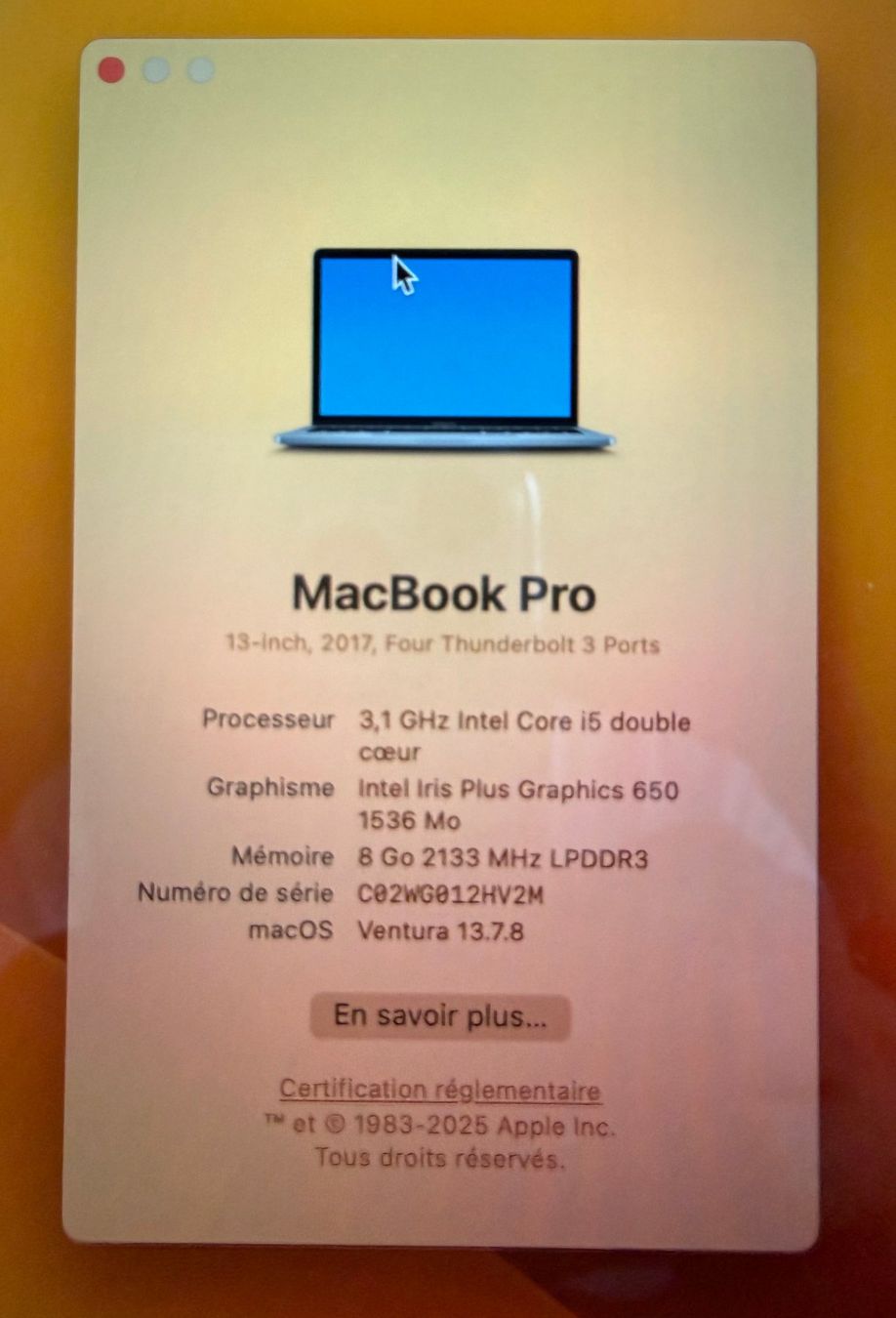 Apple Notebook: MacBook Pro 13", 2017, i5, 8Gb, 512Gb – Difettoso da Penthaz venduto da Ourawomba 1