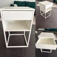 2x Nachttisch in weiss