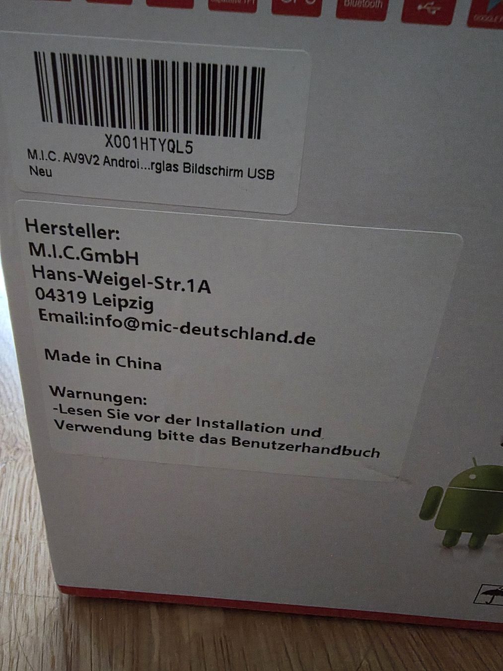 Radios: Autoradio Android M.I.C. AV9V2 écran tactile multimédia neuf – D'occasion à Thonex par fat_hd6w 2
