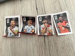 Panini Coca Cola Sticker 4 St. Kane/Kimmich/Gwardiol/ Davis