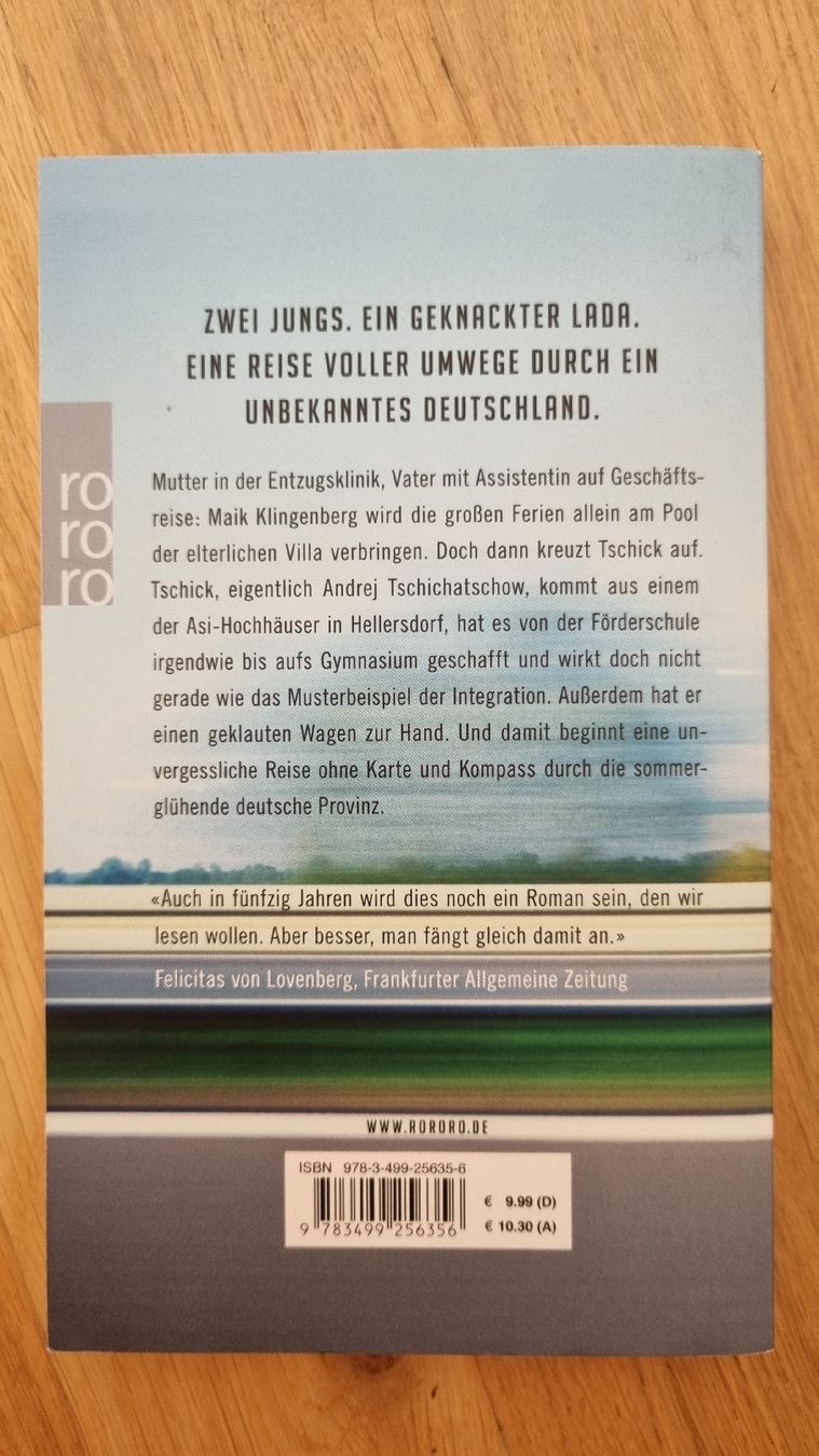 Livres: Buch "Tschick" Wolfgang Herrndorf – Neuf (Voir description) à Wauwil par lin_hn8v 1