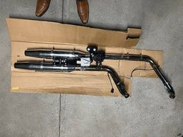 Original Harley Davidson Klappen-Auspuff-Anlage