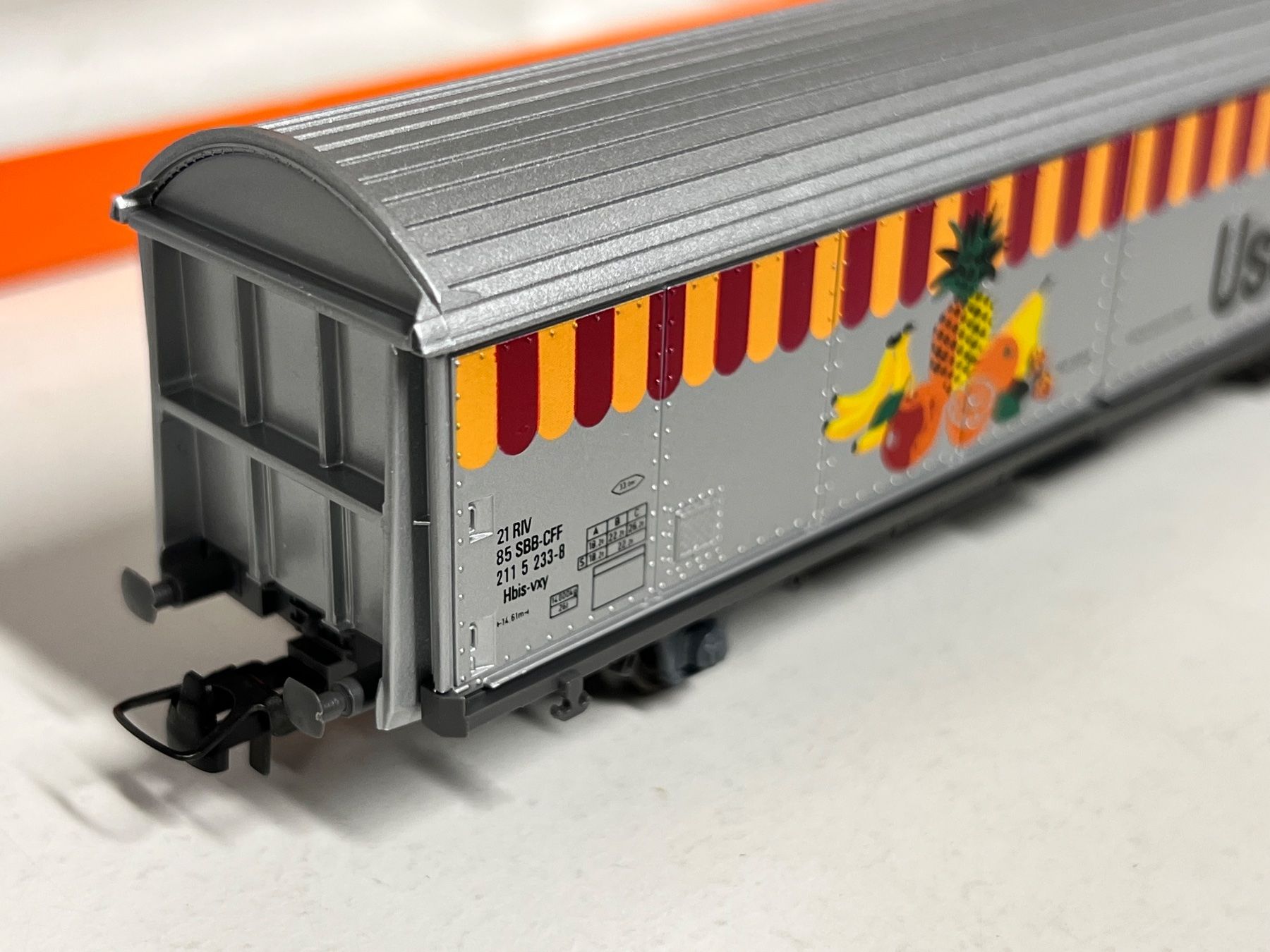 Roco Modellini di ferrovie: Roco Baur Modelle  SBB-Schiebewagen " Usego "  H0 DC – Usato da Geroldswil venduto da TopTrain54 3