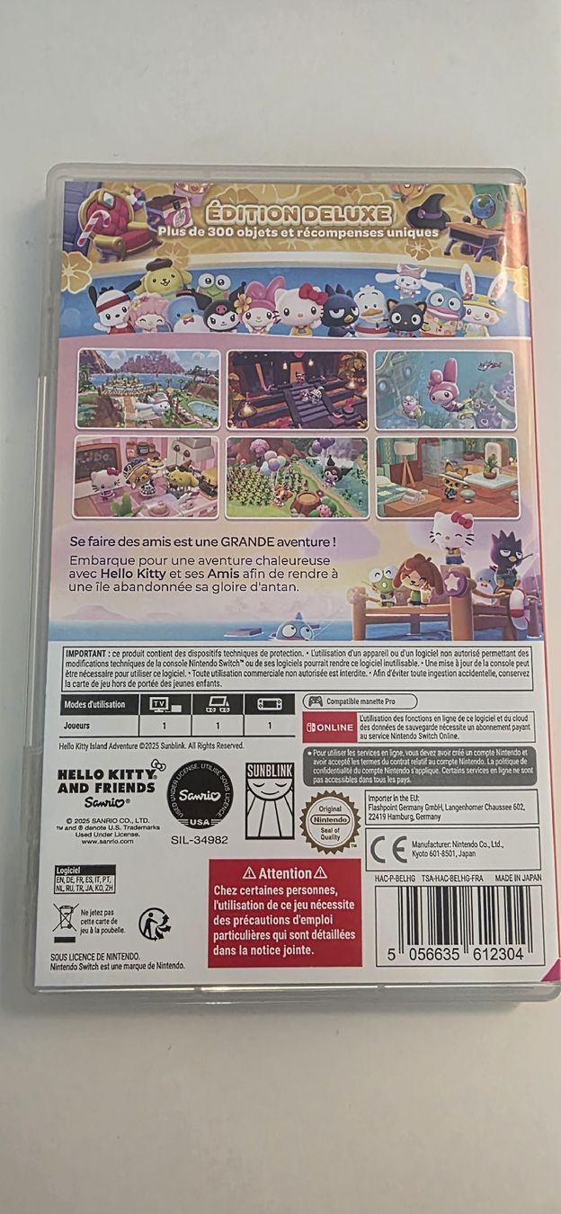 Nintendo Giochi: Hello Kitty Island Deluxe Edition Nintendo Switch – Nuovo (secondo la descrizione) da Thônex venduto da jojoeu55 1