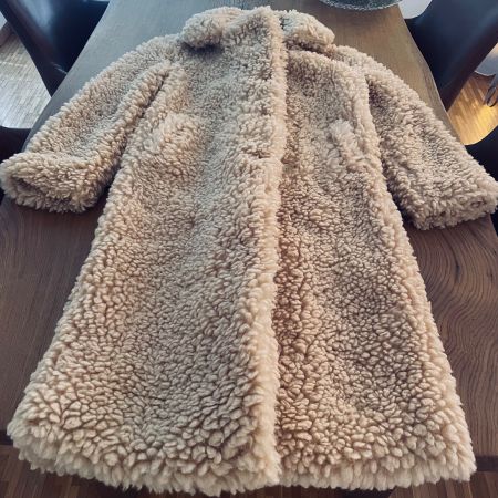 Teddymantel, Teddy Wintermantel Gr. 34 in beige wie neu