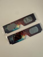 Sonnenbrillen für Sonnenfinsternis 2er Set neu
