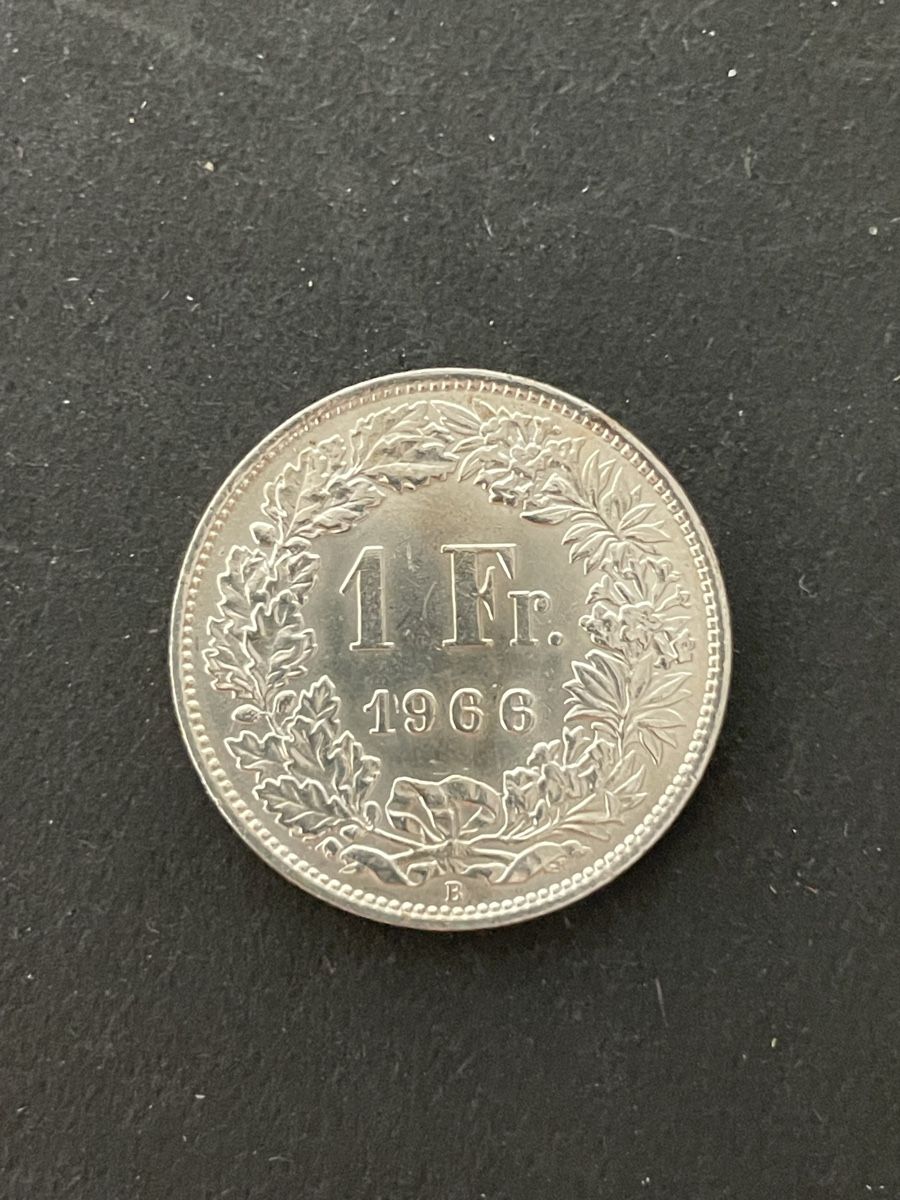 Toutes les monnaies: 1.- Silber CH Jahr 1966 – D'occasion à Meierskappel par Hala03